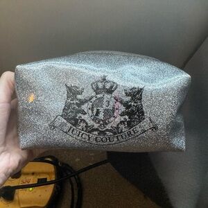 Vintage Juicy Couture Glittery Silver Pouch